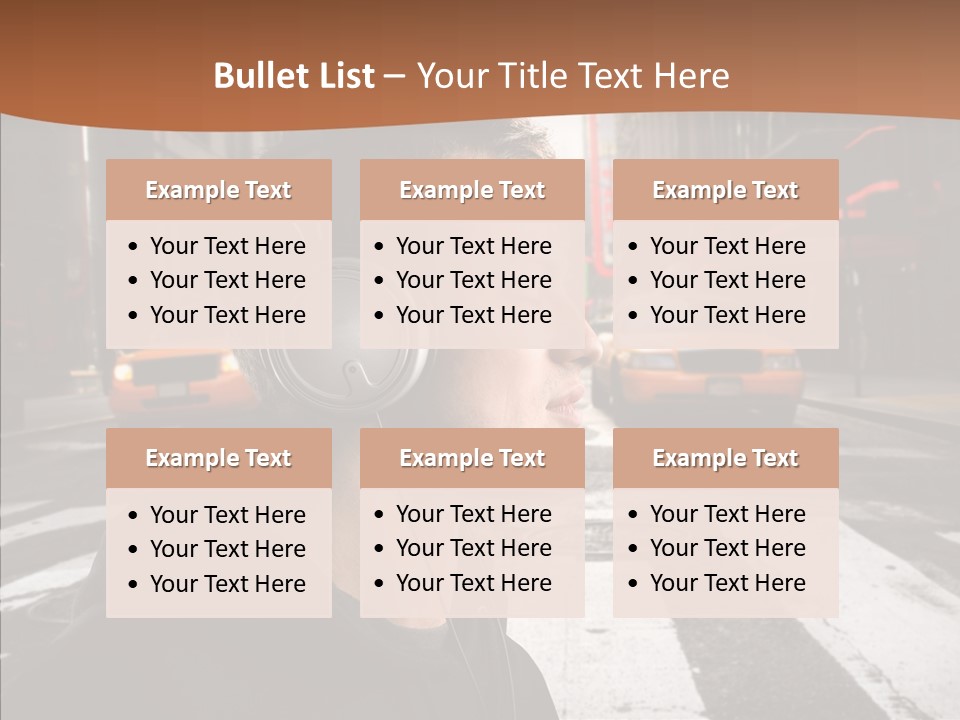 Pop Car Way PowerPoint Template