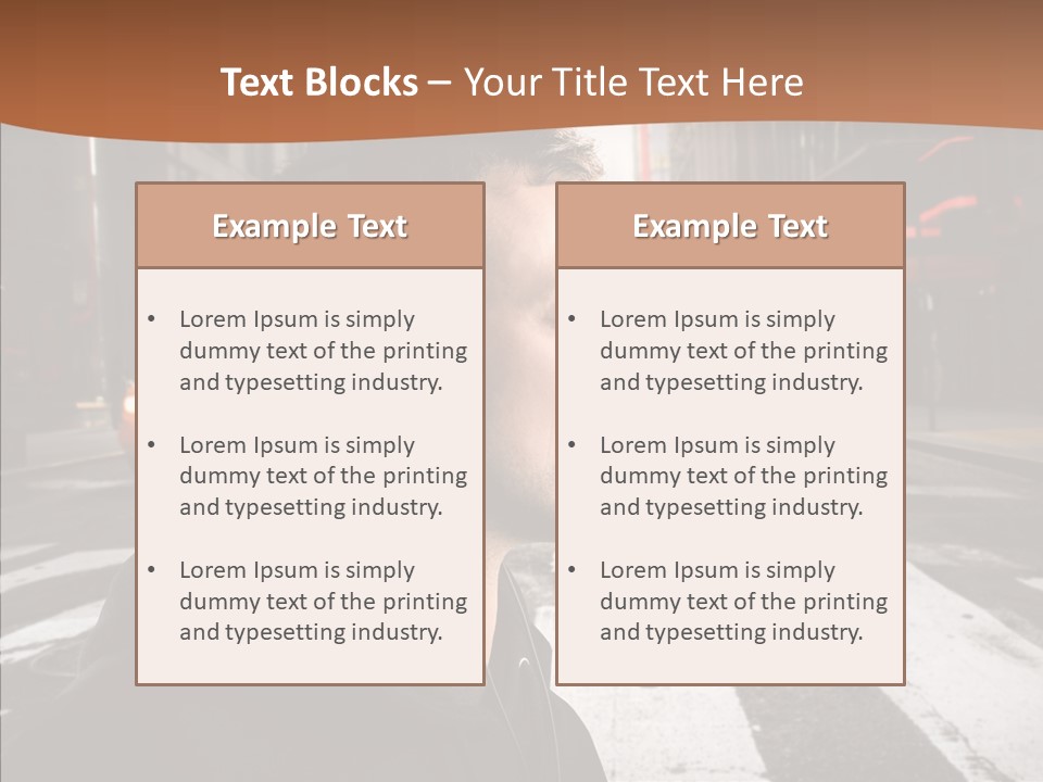 Pop Car Way PowerPoint Template