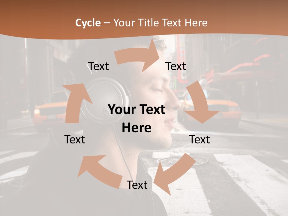 Pop Car Way PowerPoint Template