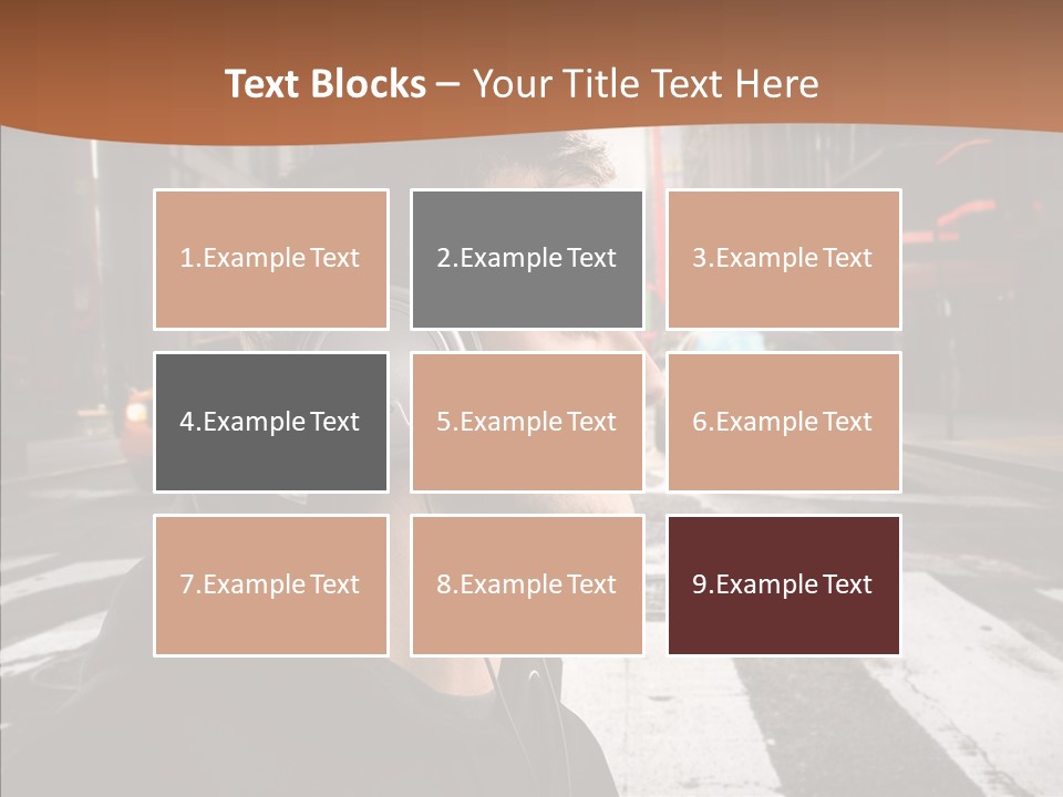 Pop Car Way PowerPoint Template