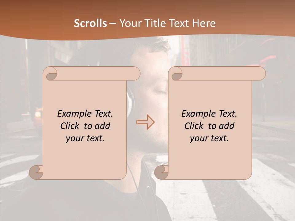 Pop Car Way PowerPoint Template