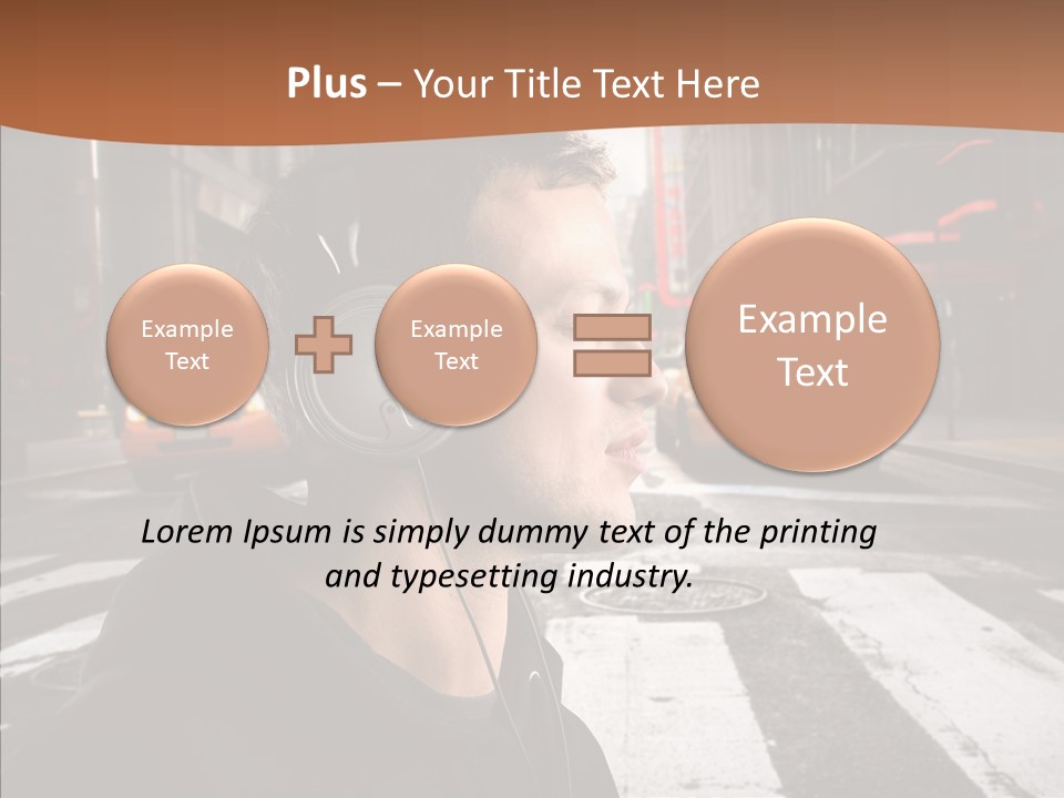 Pop Car Way PowerPoint Template