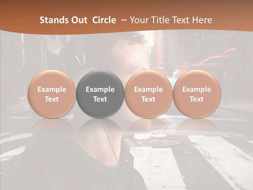 Pop Car Way PowerPoint Template