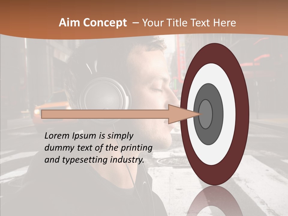 Pop Car Way PowerPoint Template