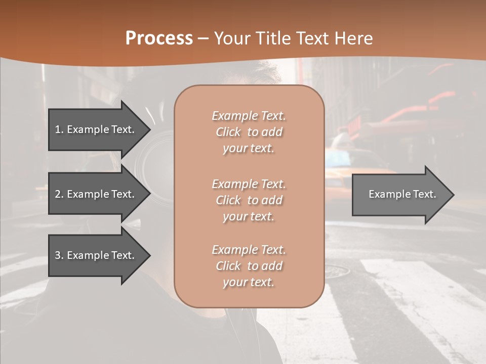 Pop Car Way PowerPoint Template