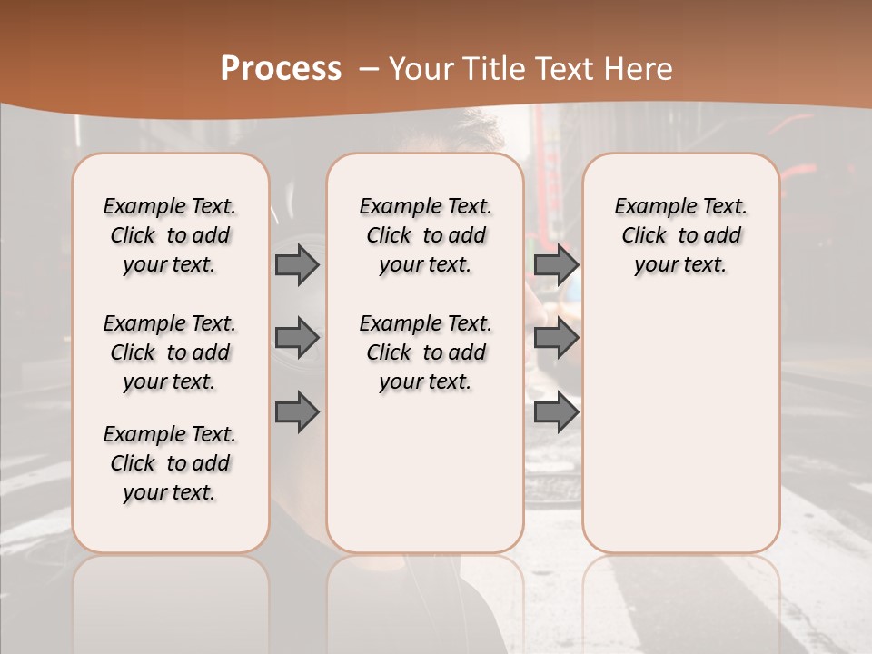 Pop Car Way PowerPoint Template