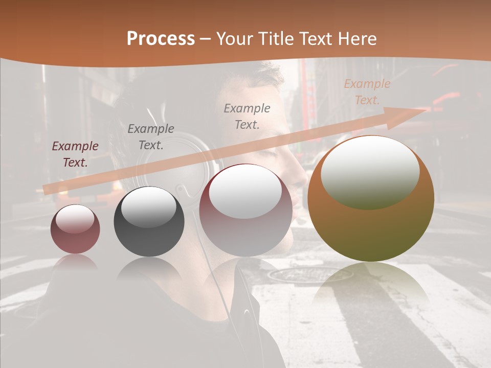 Pop Car Way PowerPoint Template