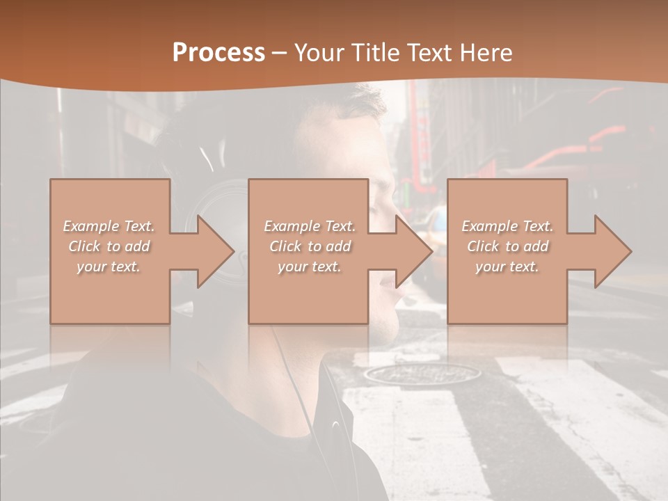 Pop Car Way PowerPoint Template