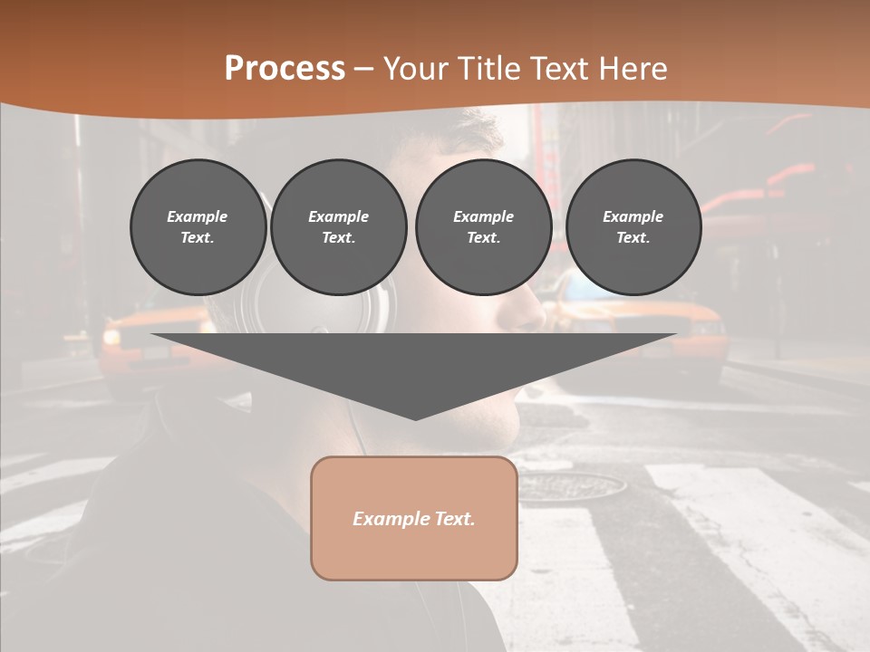 Pop Car Way PowerPoint Template