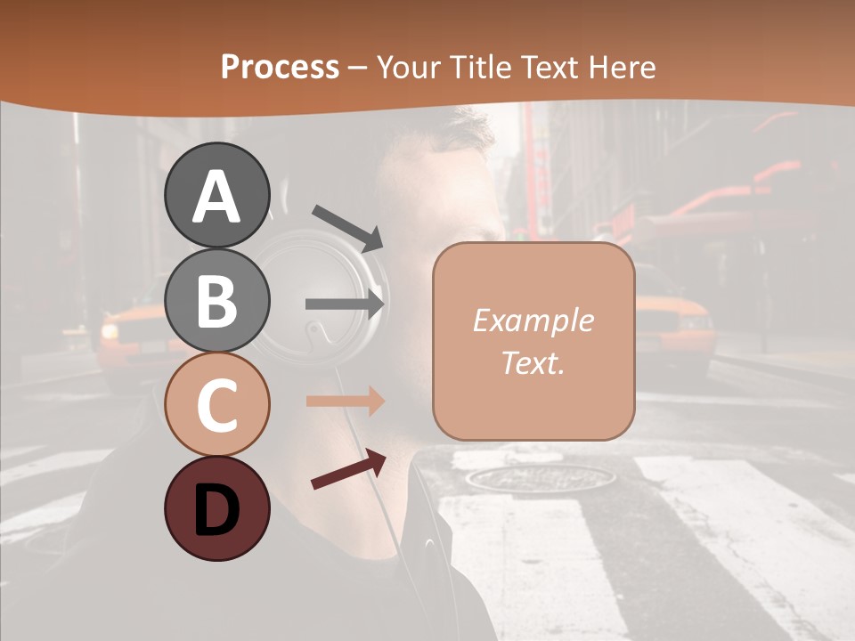 Pop Car Way PowerPoint Template