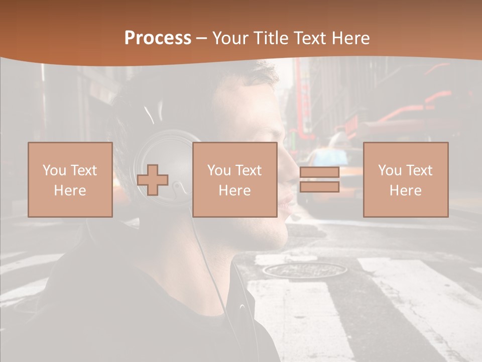 Pop Car Way PowerPoint Template