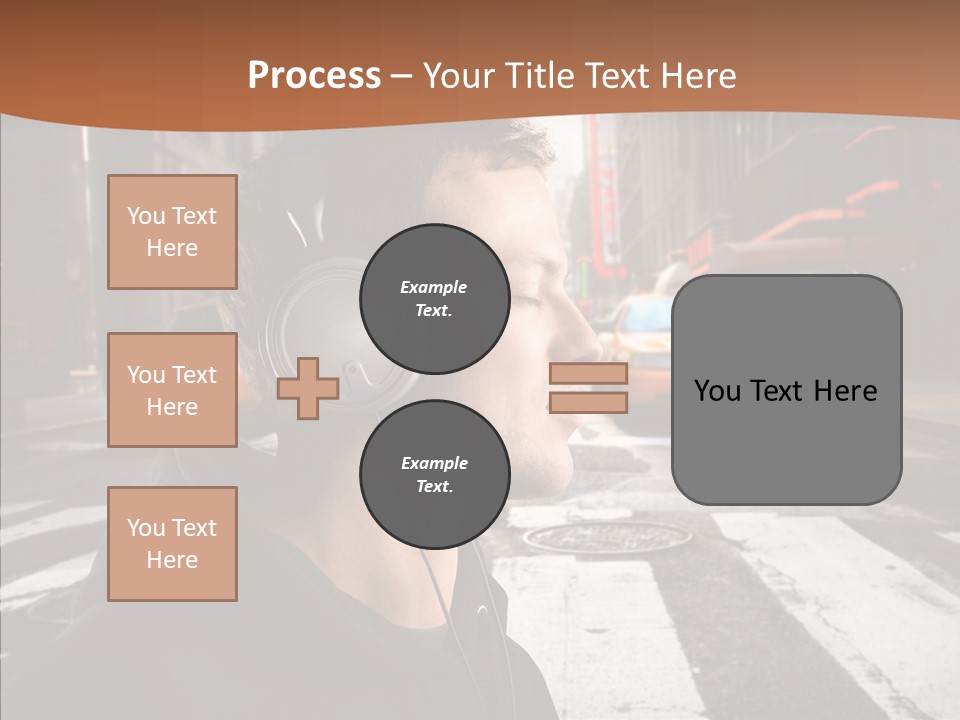 Pop Car Way PowerPoint Template