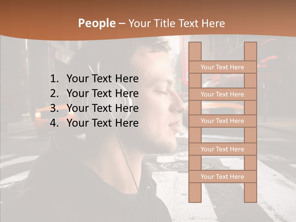 Pop Car Way PowerPoint Template