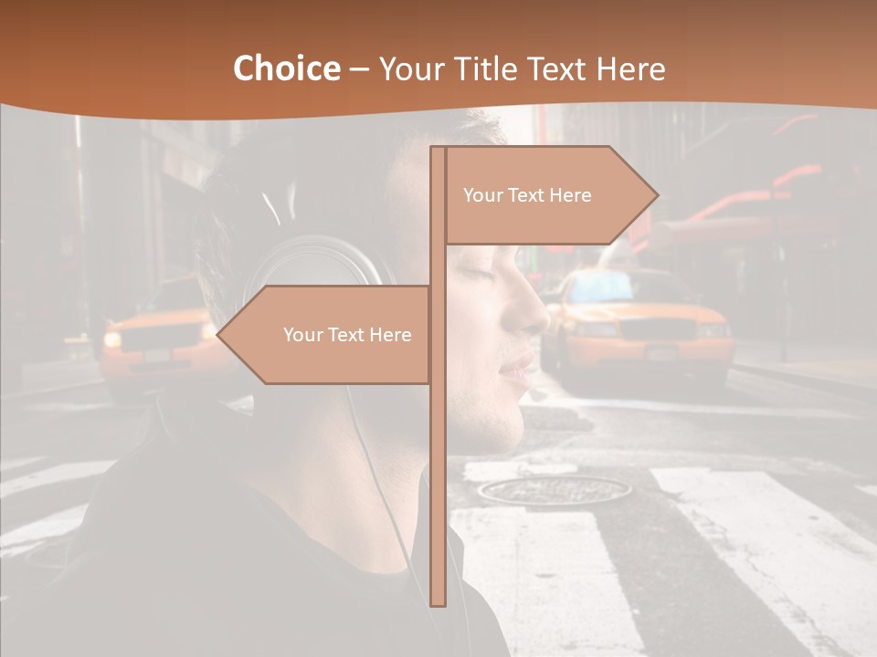 Pop Car Way PowerPoint Template