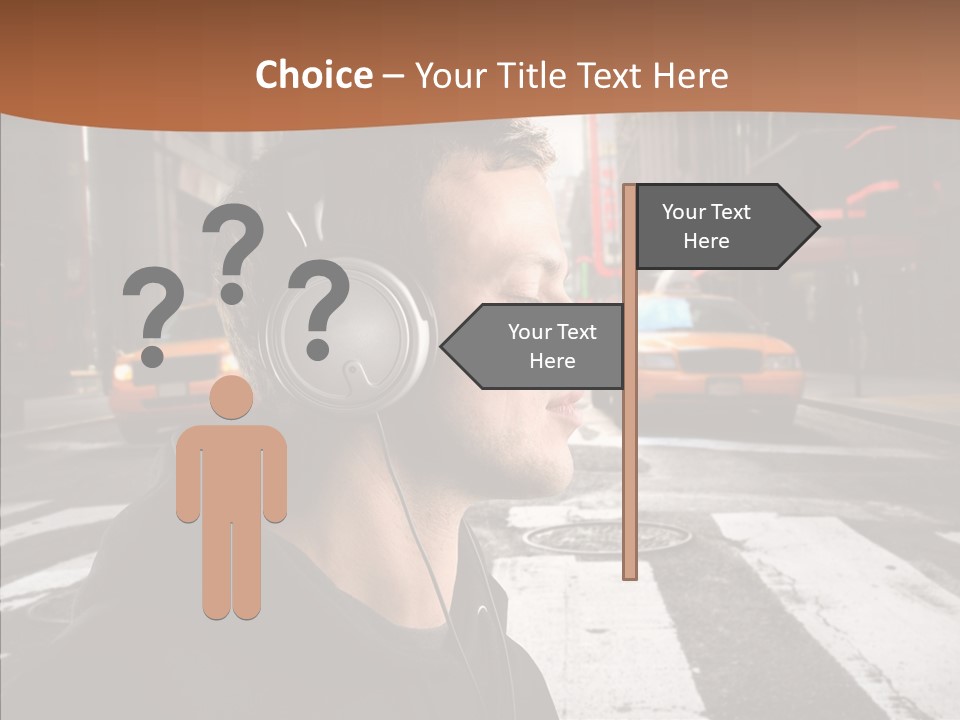 Pop Car Way PowerPoint Template