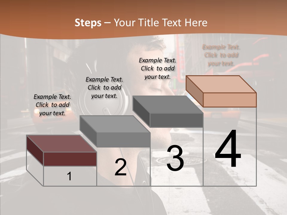 Pop Car Way PowerPoint Template