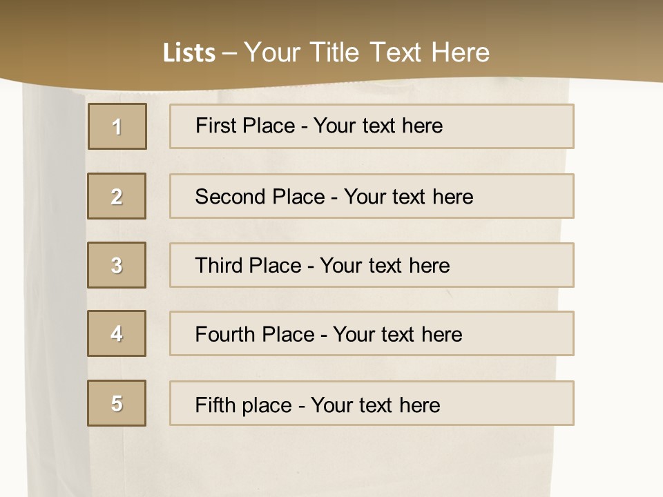 Provision Corn Container PowerPoint Template