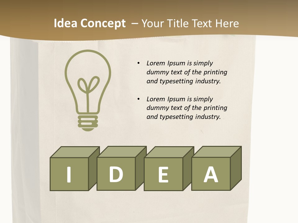 Provision Corn Container PowerPoint Template