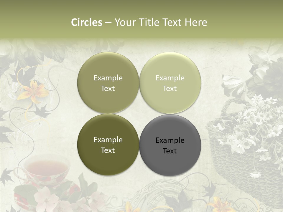 Noise Stained Word PowerPoint Template