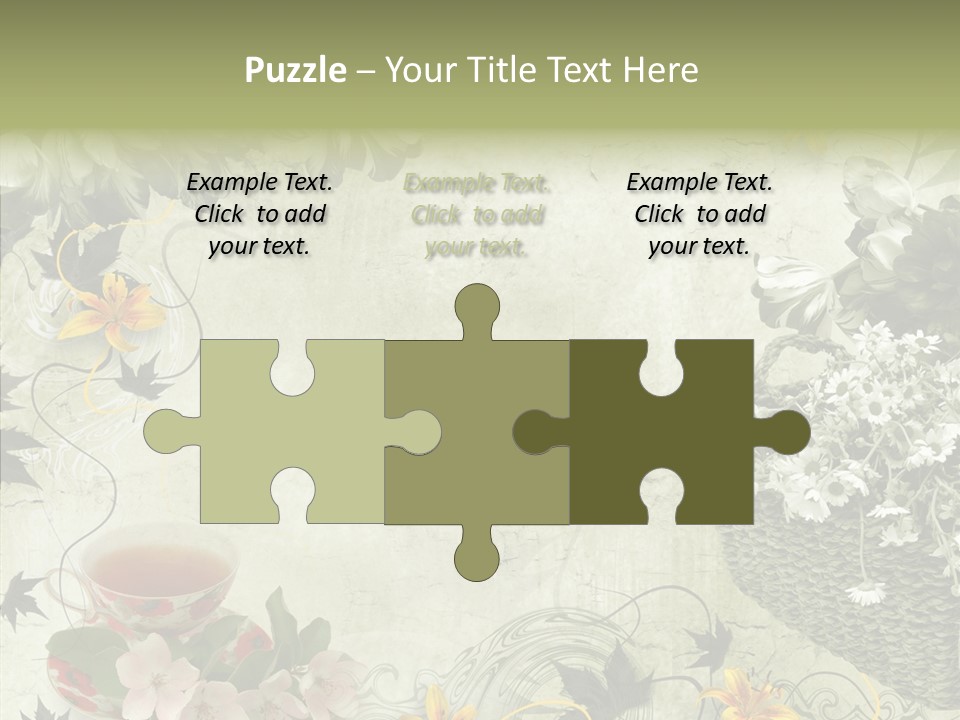 Noise Stained Word PowerPoint Template