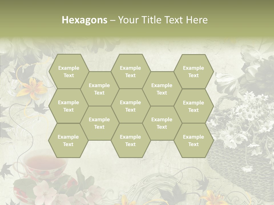 Noise Stained Word PowerPoint Template