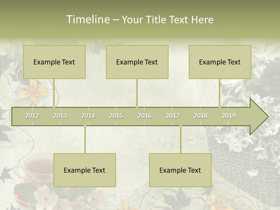 Noise Stained Word PowerPoint Template