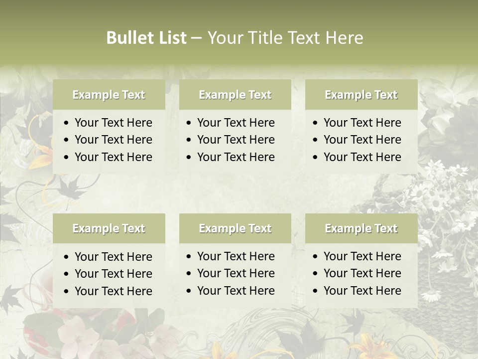 Noise Stained Word PowerPoint Template
