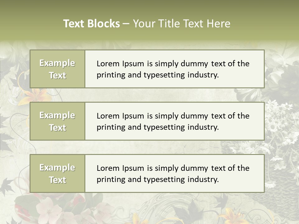Noise Stained Word PowerPoint Template