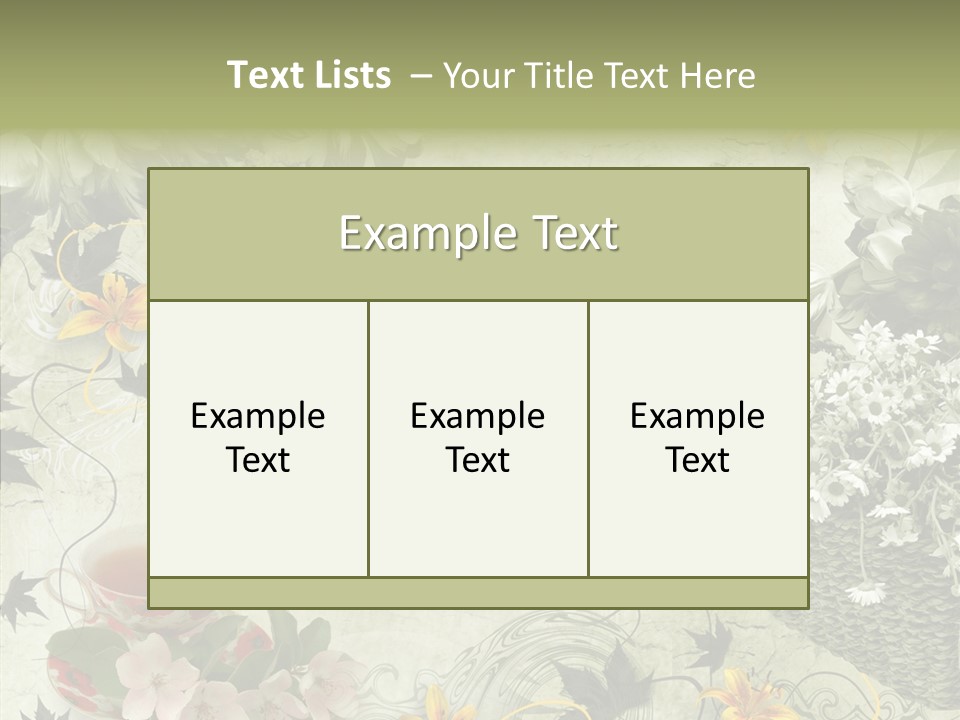 Noise Stained Word PowerPoint Template
