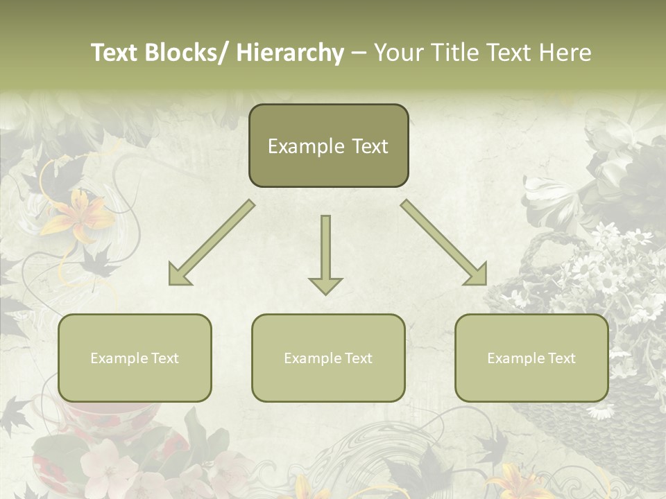 Noise Stained Word PowerPoint Template