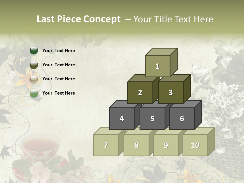 Noise Stained Word PowerPoint Template