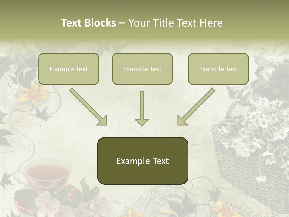 Noise Stained Word PowerPoint Template