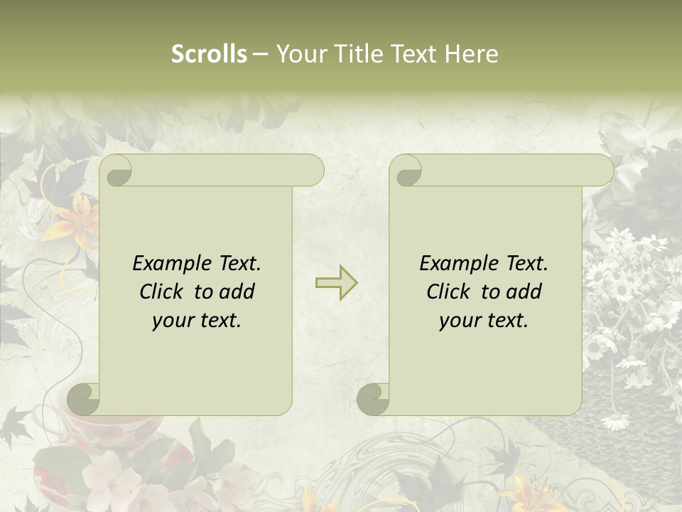 Noise Stained Word PowerPoint Template