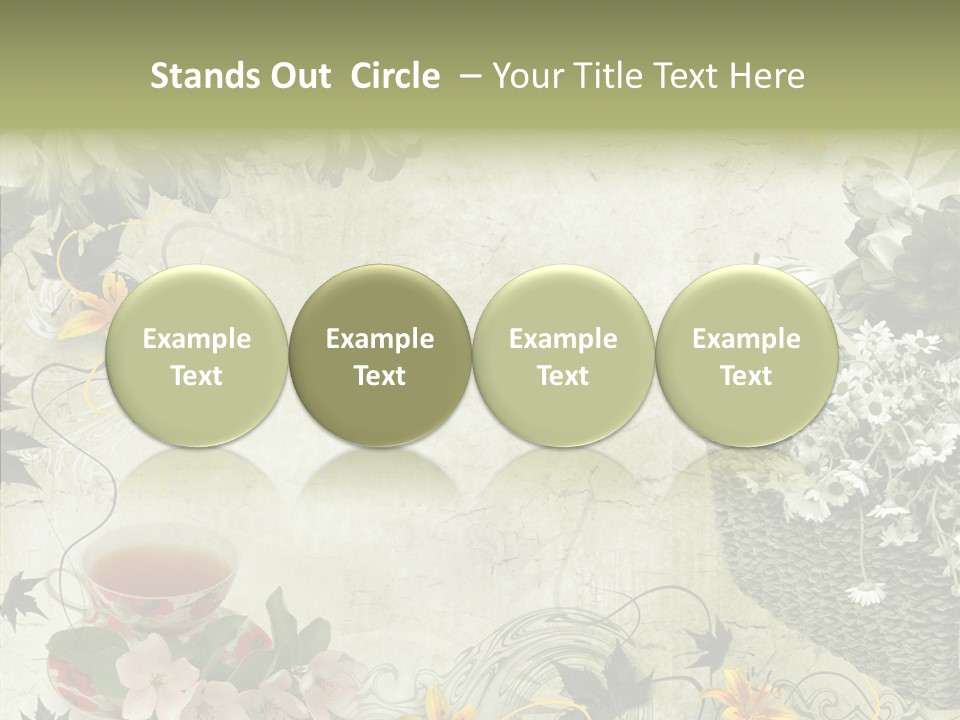 Noise Stained Word PowerPoint Template