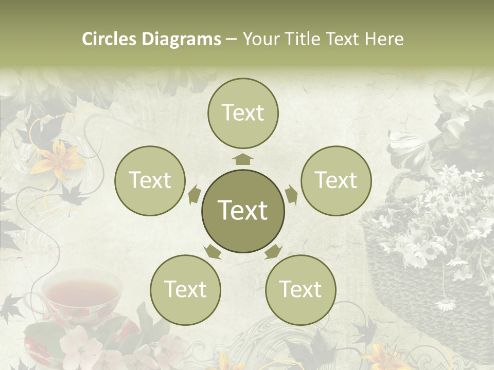 Noise Stained Word PowerPoint Template