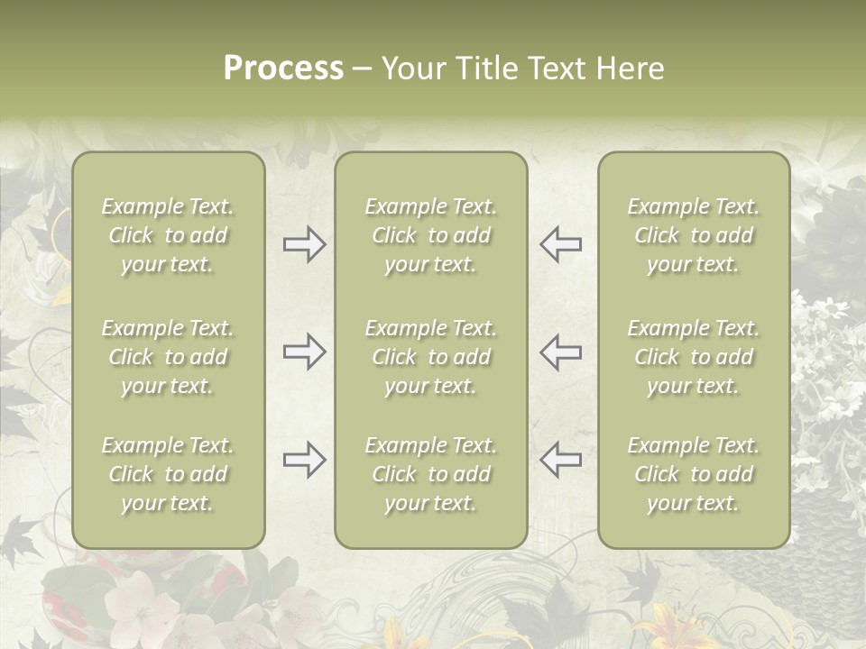 Noise Stained Word PowerPoint Template