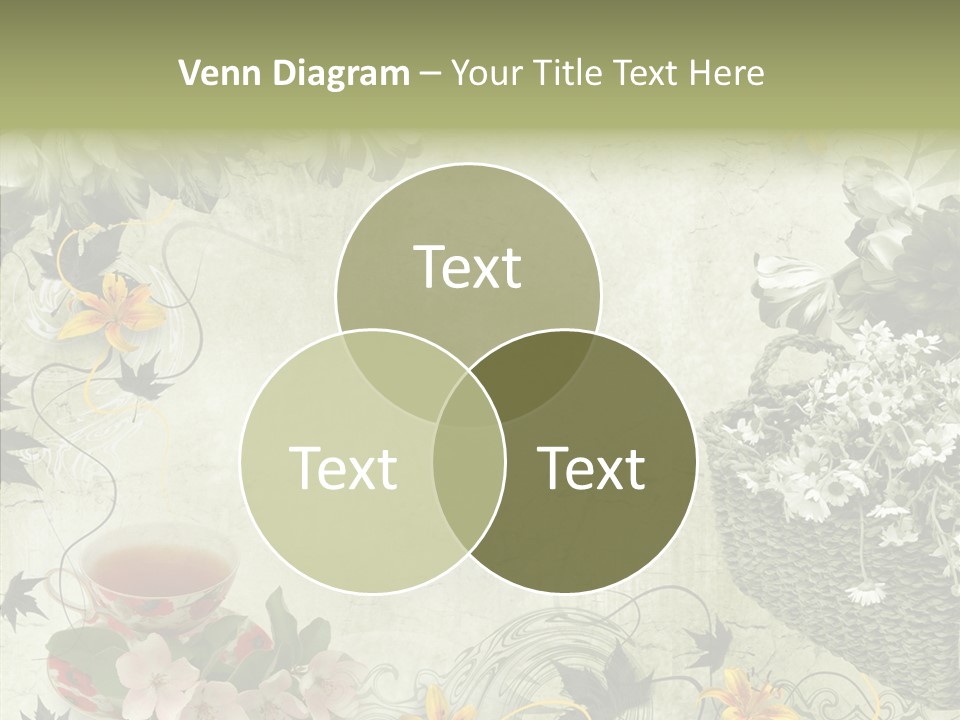 Noise Stained Word PowerPoint Template