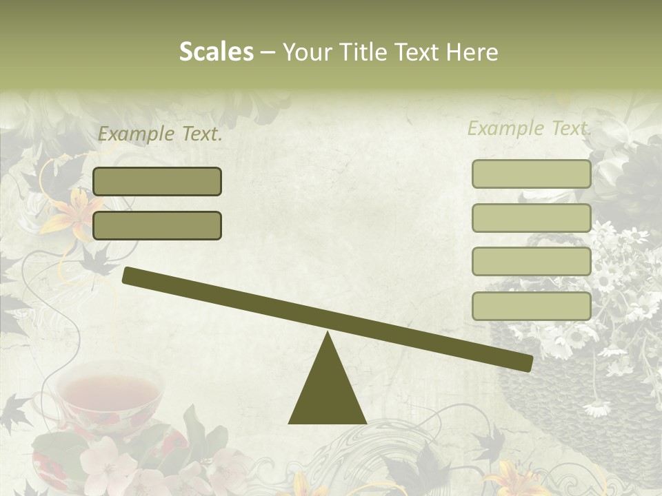 Noise Stained Word PowerPoint Template