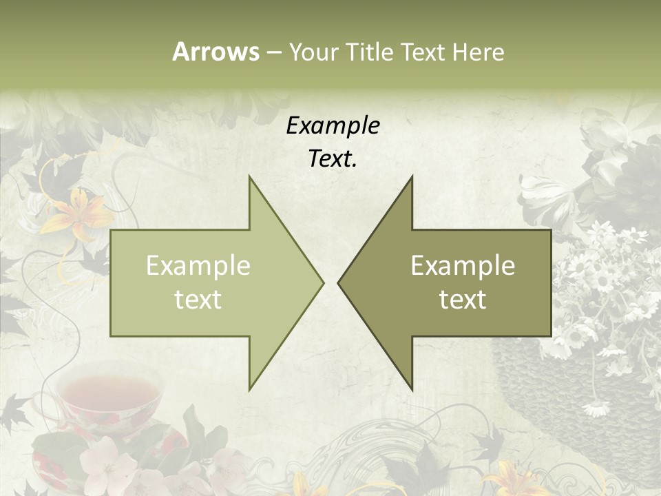 Noise Stained Word PowerPoint Template