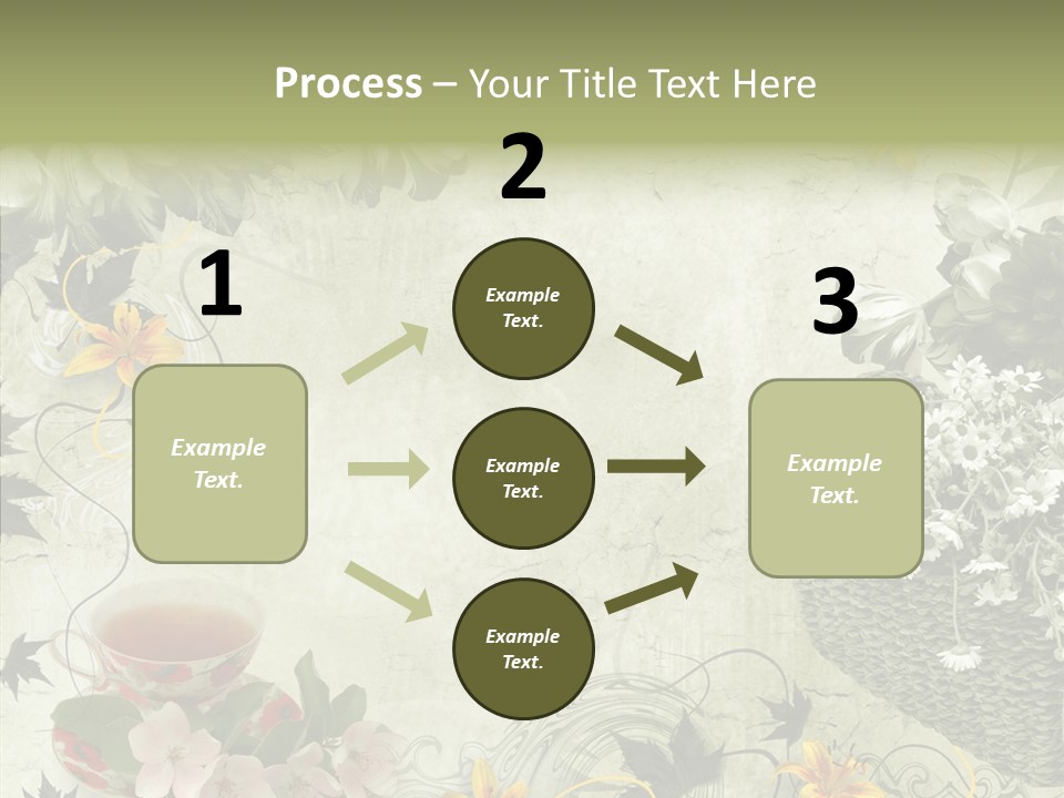 Noise Stained Word PowerPoint Template