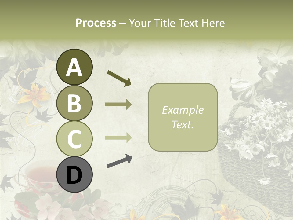 Noise Stained Word PowerPoint Template