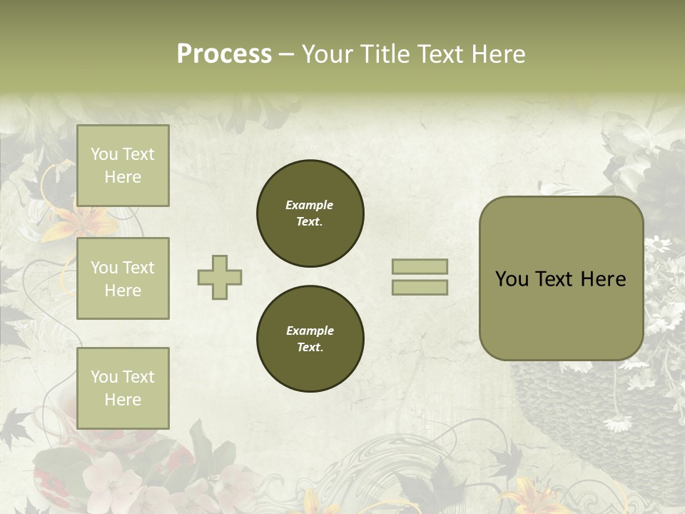 Noise Stained Word PowerPoint Template