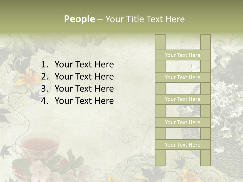 Noise Stained Word PowerPoint Template