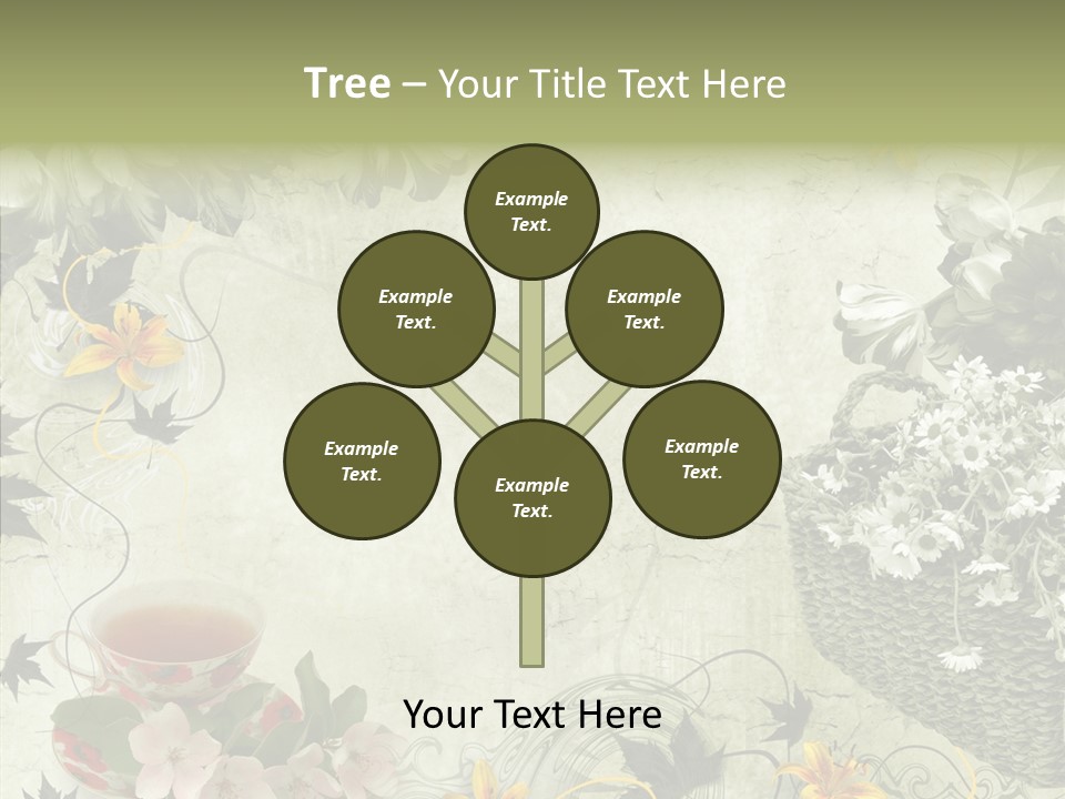 Noise Stained Word PowerPoint Template