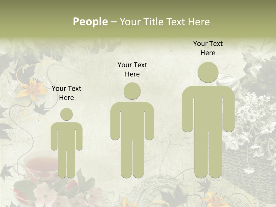 Noise Stained Word PowerPoint Template