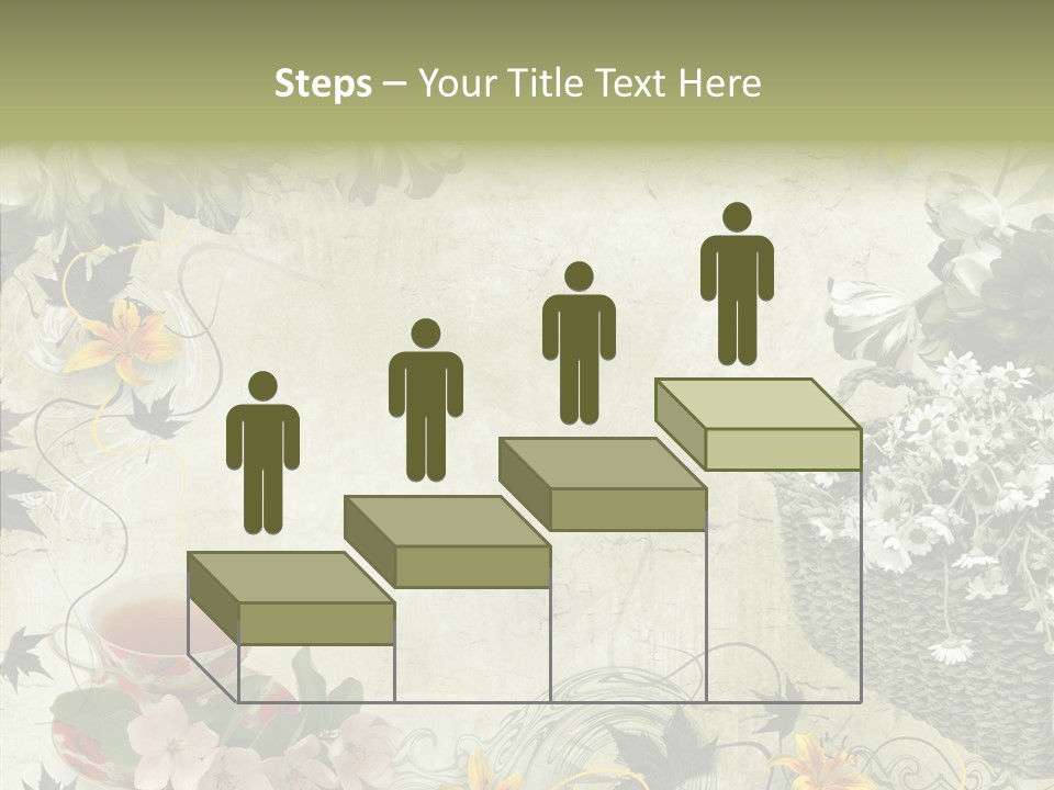 Noise Stained Word PowerPoint Template