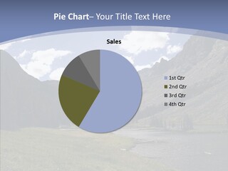 Climbing Mountain Trees PowerPoint Template