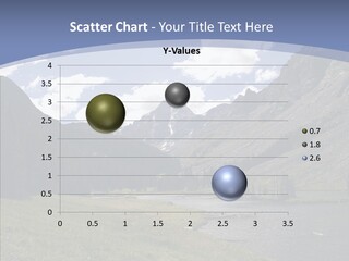 Climbing Mountain Trees PowerPoint Template