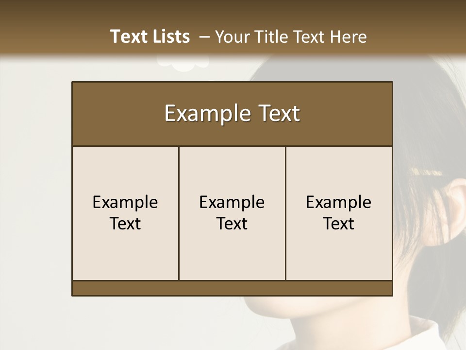 Brainstorm Solution Asian PowerPoint Template
