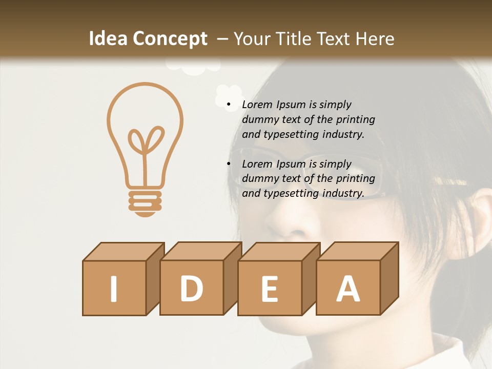 Brainstorm Solution Asian PowerPoint Template